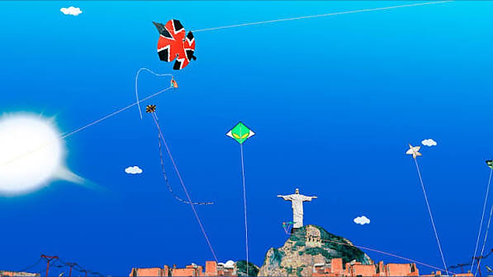 Ilustração em vetor plano de pipas de combate sobre o horizonte ao anoitecer — Os níveis de linha explicados, e quando cada um deixa de bastar